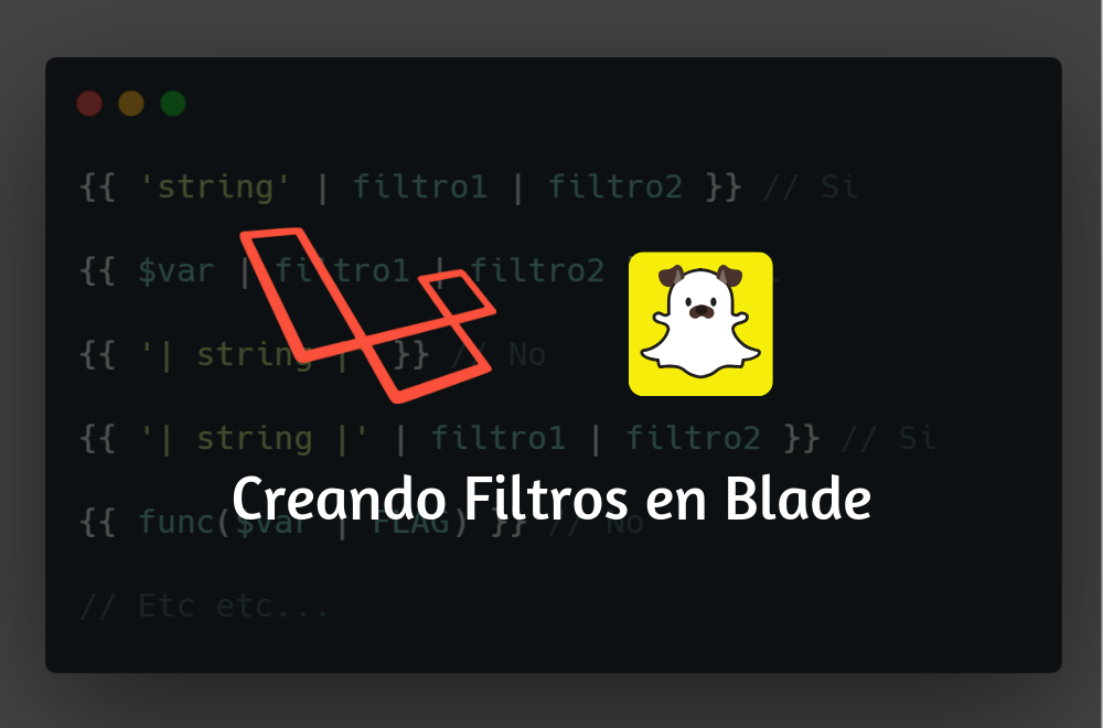 Creando Filtros en Blade (1)